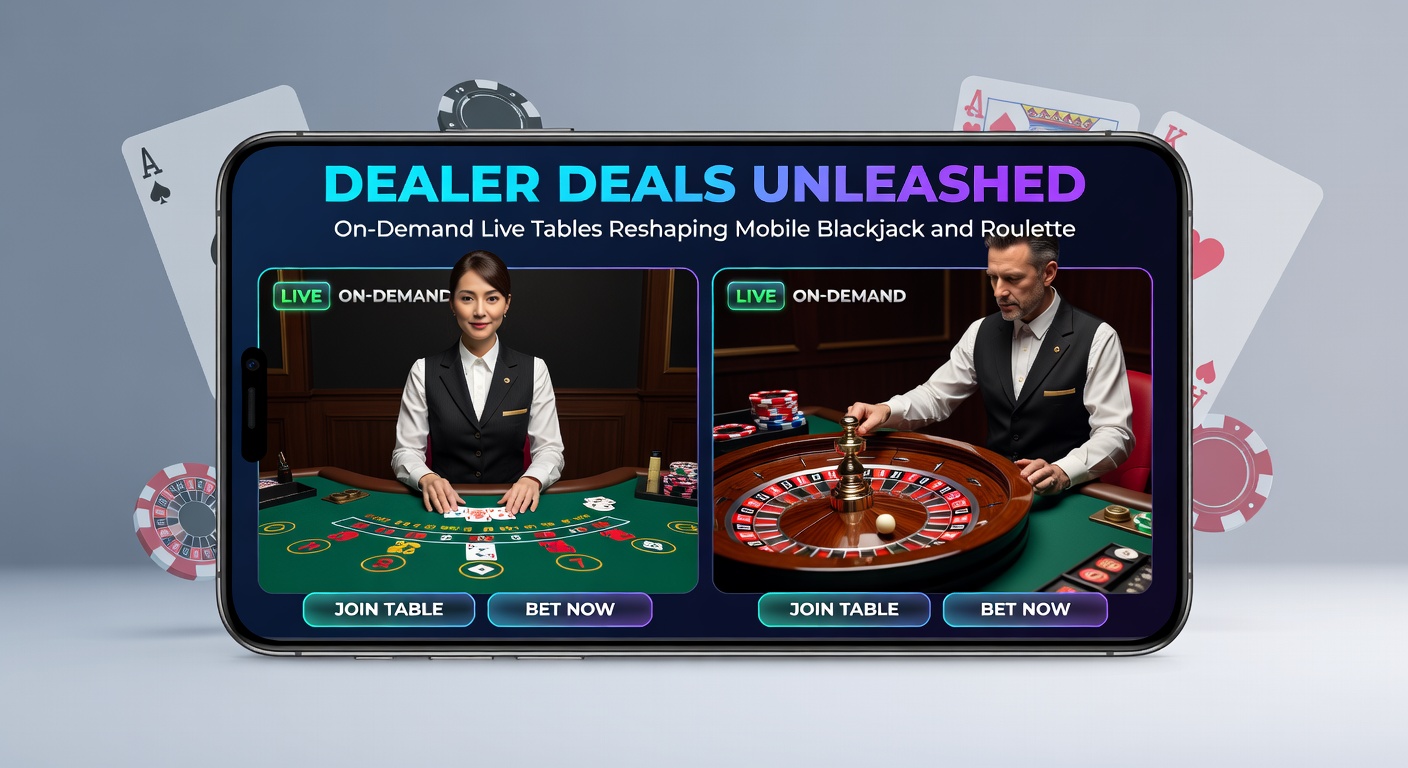Live-Roulette-Tisch auf Smartphone-Bildschirm mit Dealer, der das Rad dreht, umgeben von mobilen Wetten