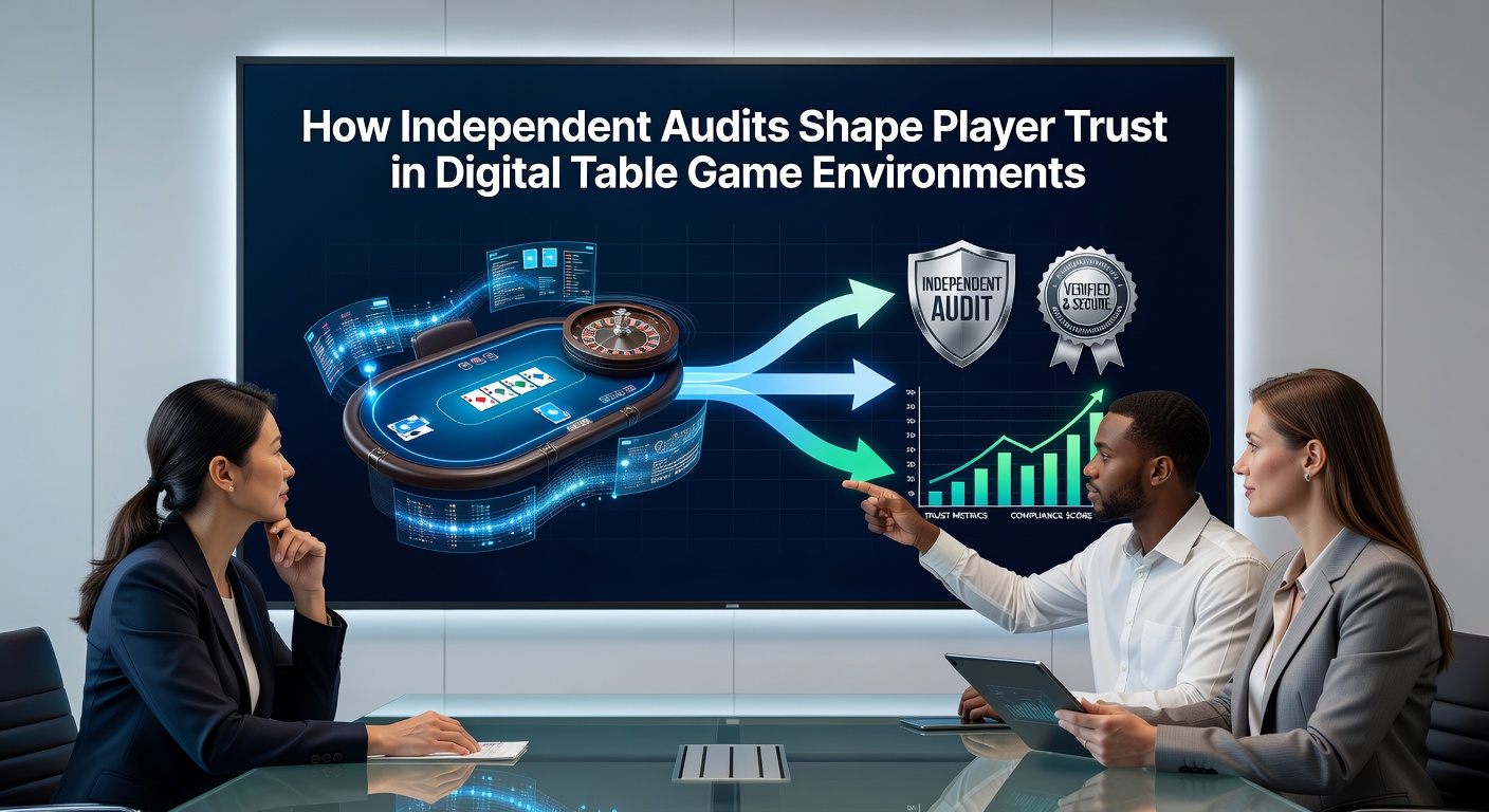 Audit-Berichte und Siegel stärken das Vertrauen in Online-Tischspiele